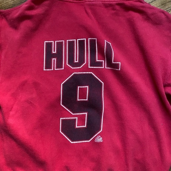 NHL Chicago Blackhawks Bobby Hull 9 Alumni Game Hoodie Sz S - Picture 9 of 12